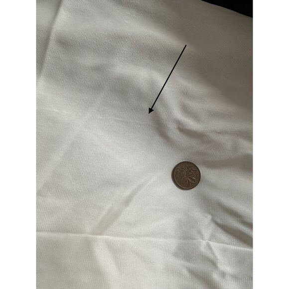 80s Vintage Vanity Fair Pajama Set Size 38 Cream Short Sleeve Top Long Pants - Picture 10 of 13